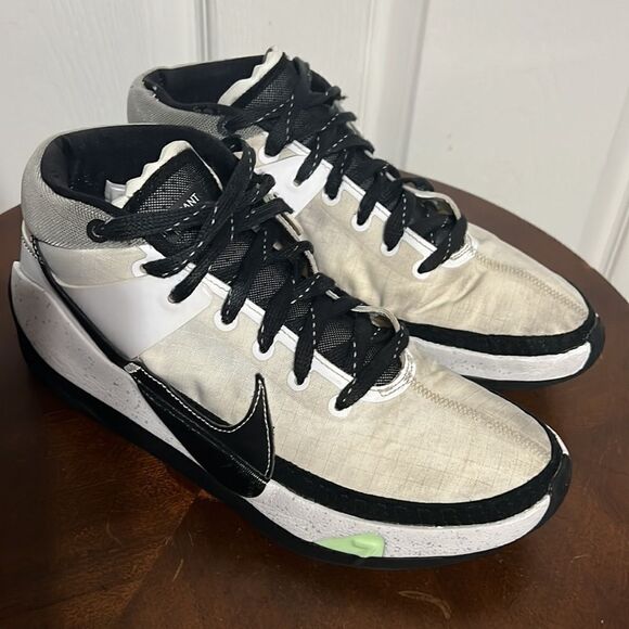 🔥🏀 NIKE KD13 KEVIN DURANT No.7 - Black/White - Great Condition - Picture 3 of 9